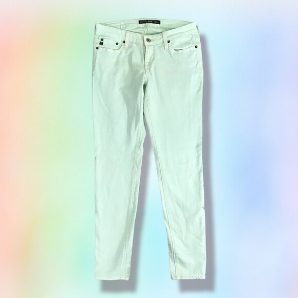 BIG STAR Remy‎ Ankle Skinny Jeans Sz 28 Stretch Mint Green MSRP $95 - Picture 1 of 7